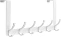 Peasulin Over The Door Hooks, 1 Pack White Door Hanger Rack | by Peasulin