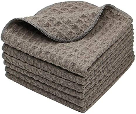 Microfiber Kitchen Cleaning Cloth, 12inch X 12inch, 6 Pack by VeraSong