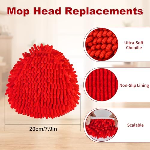Mop Head Replacement for Ocedar, Chenille Duster for Ocedar Mop - Image 2