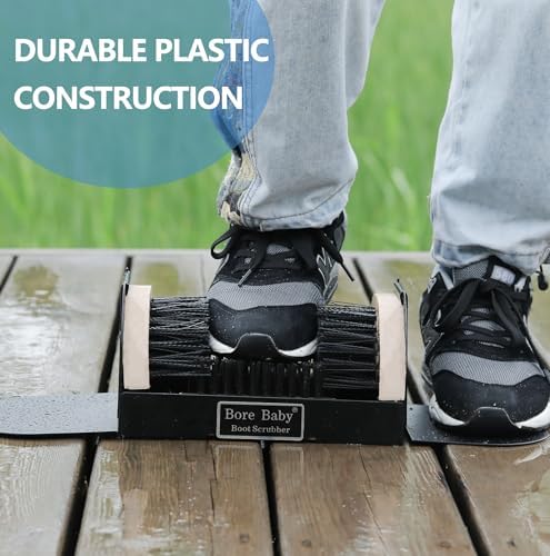 Portable Boot Scrubber with Fold-Out Footboards | No Mounting Required - Image 7