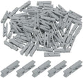 uxcell 100 Pcs Wooden Clothespins, 1.4 Inch Clothes Pins Wooden Colored Small by uxcell