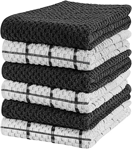Utopia Towels - Kitchen Towels 6 Pack, 15 x 25 Inches, 100% Ring Spun Cotton by Unknown
