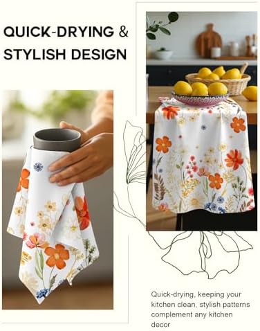Miss Adola 150GSM Flour Sack Kitchen Towels Set of 2 - Image 4