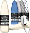 Home Intuition Extra Thick Ironing Board Cover and Pad Iron Scorch Resistant by HomeIntuition