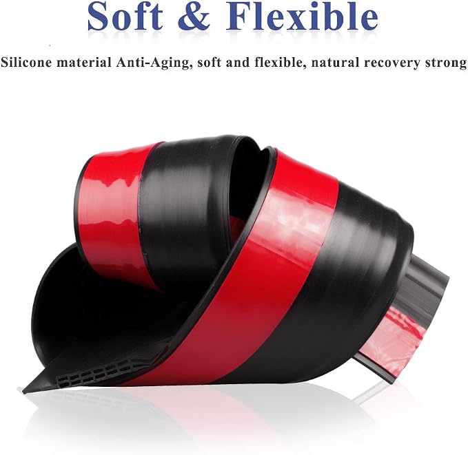 Huge Gap Door Draft Stopper, 3.4" W Widened Door Sweep Seal Gap Up to 1.8" - Image 5