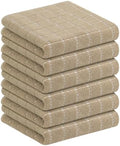 Homaxy 100% Cotton Terry Kitchen Towels, 6 Pack by Homaxy