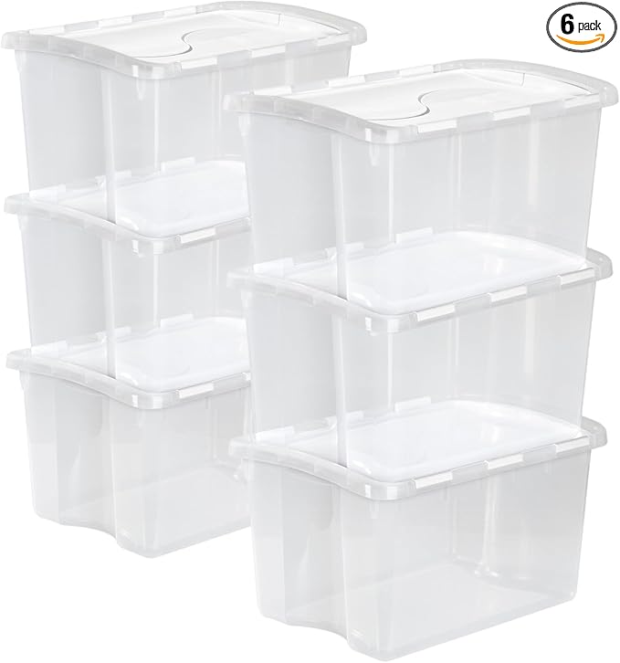 Sterilite 6-Pack Stackable Storage Bin by Sterilite