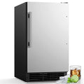 COTLIN Drainless Ice Maker 15" W with 22LBS Storage Bin, Free-Standing Under Counter Ice Maker Cabinet Ready, Crescent Ice for Home, No Drain Required, ETL Approved