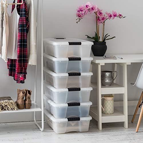 IRIS USA 6-Pack 27 Quart Storage Bins - Image 7