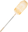 Lambswool Extendable Duster, 32-98 Inch Anti-Static Flexible Head Stainless by Greenfeather