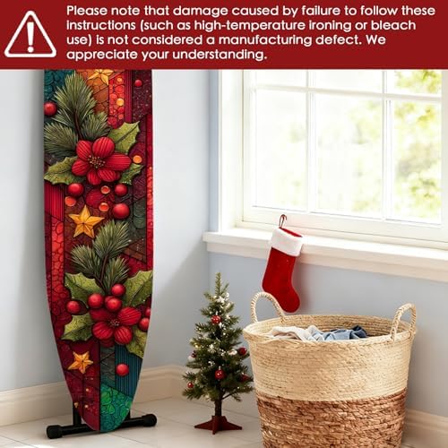 Nuxovilar Winter Poinsettia Border Peel Stick PVC 3.94x16.4Ft - Image 6
