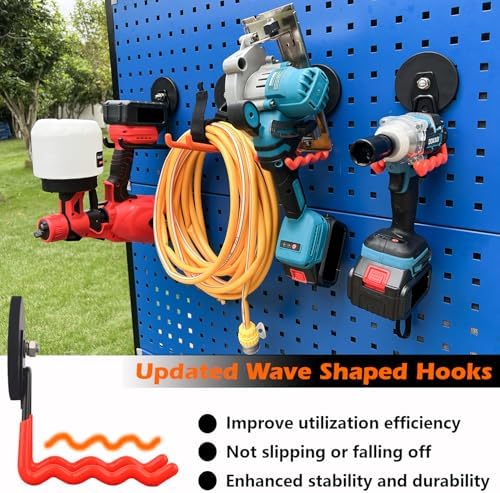 MUTUACTOR 2Packs Large Capability Heavy Duty Magnetic Hooks, Strong Magnet Hooks - Image 3