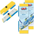LOLA Squeeze Matic Butterfly Sponge Mop Refill, 2 Pack Replacement Head by LolaProducts