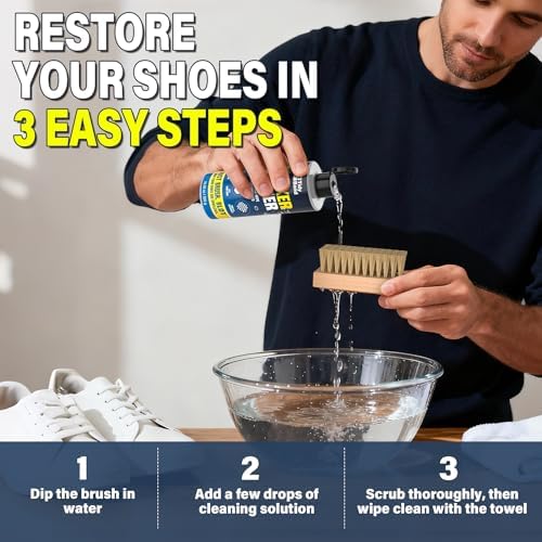 Shoe Cleaner Kit – Fast Dirt And Stain Removal, Anti-Yellowing Care - Image 4