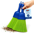 LOLA Whisk Broom, Hand Brush, 2 Pack, Durable Bristles, Whisks Away Dirt & by LolaProducts