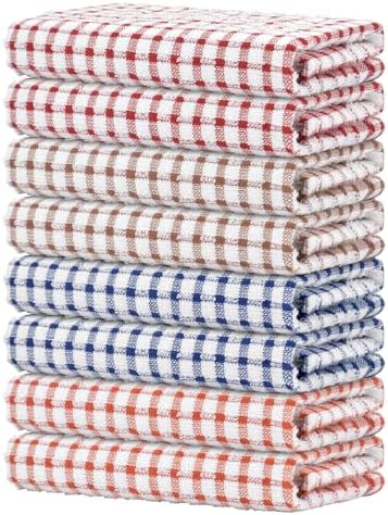 Nialnant 8 Pack Kitchen Towels, Dish Towels by Nialnant