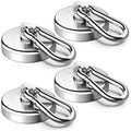 FINDMAG Magnetic Hooks Heavy Duty 170 LBS, Strong Magnetic Hooks, 4 Pack by FINDMAG