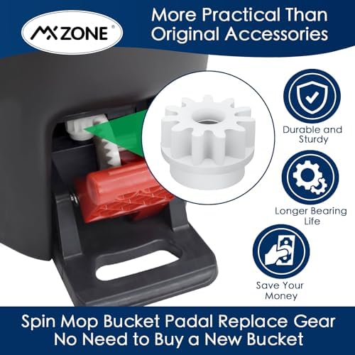 Pedal Bearing Replacement for O-Cedar Spin Mop Bucket, One-Way Gear - Image 2