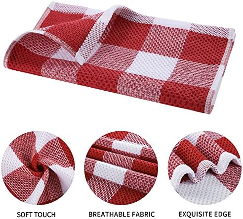 Mordimy Cotton Waffle Kitchen Towels, 4 Pack - Image 2