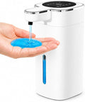 Automatic Liquid Soap Dispenser Touchless, USB Rechargeable | 14.2 oz Hand Soap by Poaoed
