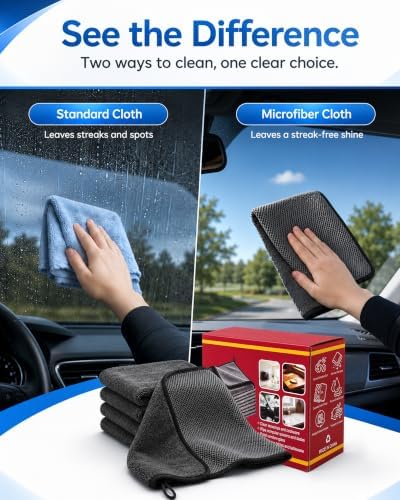 Genie Cloth Magic Cloth, Magic Cleaning Cloth Lint Free Microfiber Cloths - Image 4