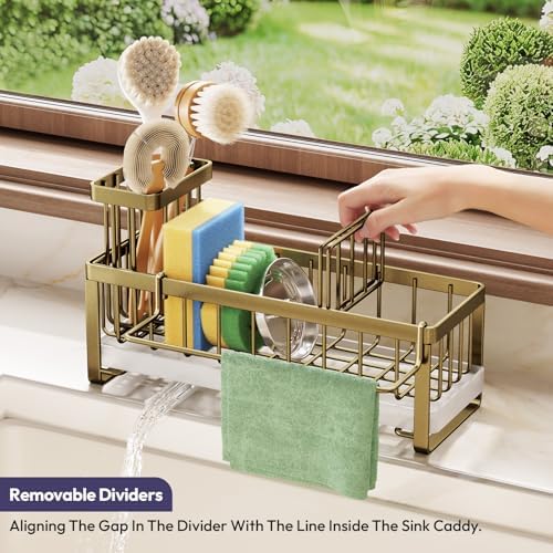 SWTYMIKI Sponge Holder for Kitchen Sink - Image 4