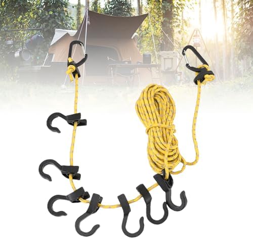 Portable Travel Clothesline 16.4ft Windproof Laundry Drying Rope - Image 2