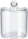 Acrylic Makeup Organizer Cosmetic Storage Display Case Makeup Brush Cotton Ball by KWCollection