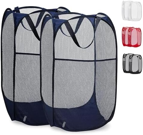 Handy Laundry Collapsible Mesh Laundry Hamper 2-Pack by Handy+Laundry