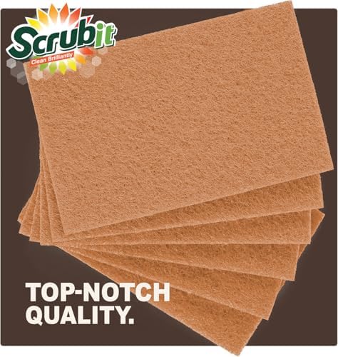 SCRUBIT 100 Pack Natural Scouring Pads - Image 7
