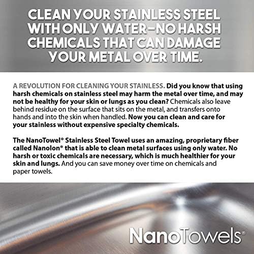 Nano Towels Stainless Steel Cleaner | The Amazing Chemical Free Stainless Steel - Image 5