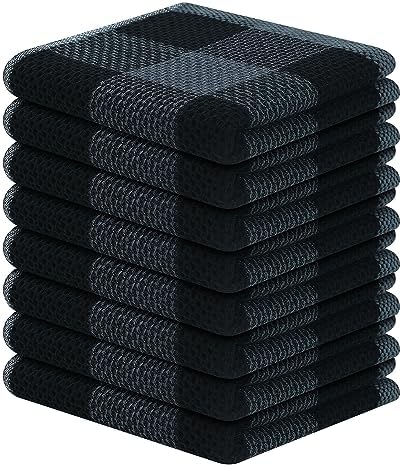 Mordimy Cotton Waffle Weave Dish Cloths, 8 Pack by Mordimy