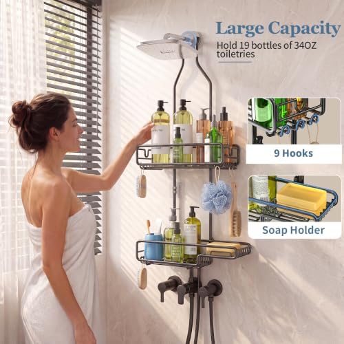 Skyapex Hanging Shower Caddy Bathroom Organizer - Image 5