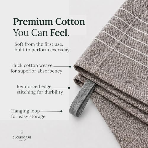 CLOUDSCAPE Kitchen Towels Cotton - Image 2