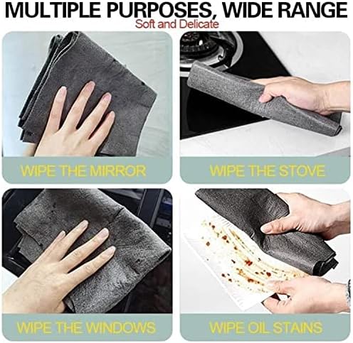 2023 New Thickened Magic Cleaning Cloth, Reusable Thicken Magic Fiber - Image 4