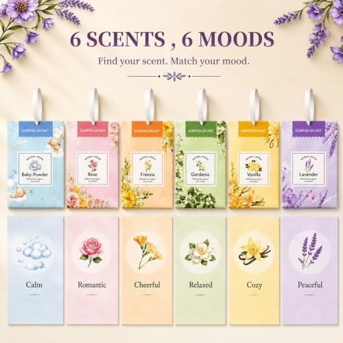 18 Pack Assorted Scented Sachets - Image 4