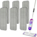 6 Pack Reusable Mop Pads Compatible by ILAVCOOL