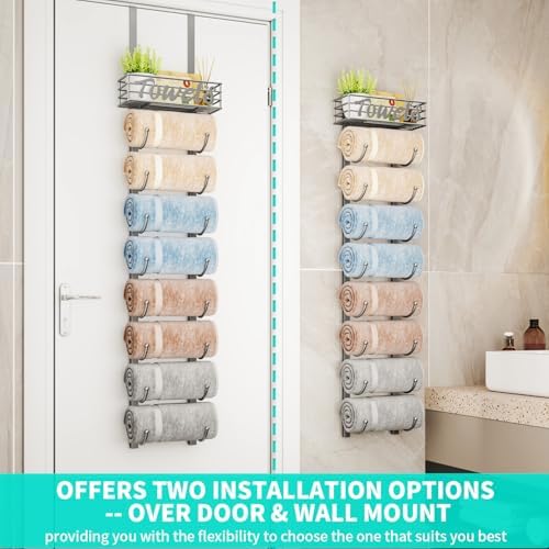 HapiRm Towel Racks for Bathroom Storage - Image 2