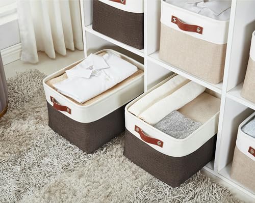 DECOMOMO Storage Bins, Large Fabric Storage Baskets - Image 2
