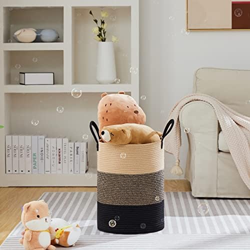 VIPOSCO 58L Tall Woven Laundry Basket Hamper - Image 2
