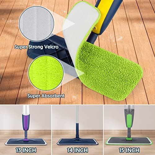 Washable Microfiber Mop Pads for Swiffer PowerMop: Wet Mop Refills 7 Pack - Image 5