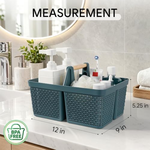 Portable Plastic Shower Caddy Basket - Image 6