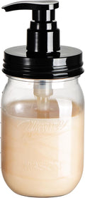 Amolliar Plastic Mason Jar Soap Dispenser - 16OZ | Refillable BPA-Free Hand by Amolliar