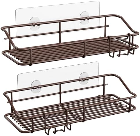 Nieifi Shower Caddy Adhesive, Shower Shelves, Shampoo Holder by Nieifi