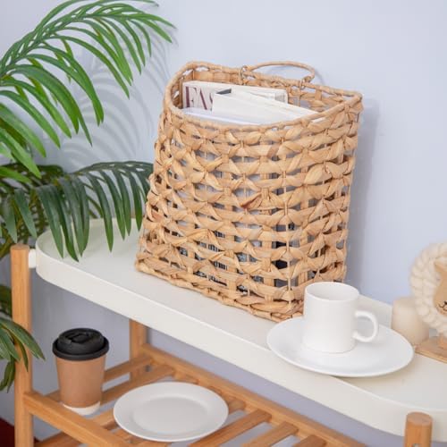 YRMT Wall Hanging Storage Basket Water Hyacinth Hanging Basket - Image 4