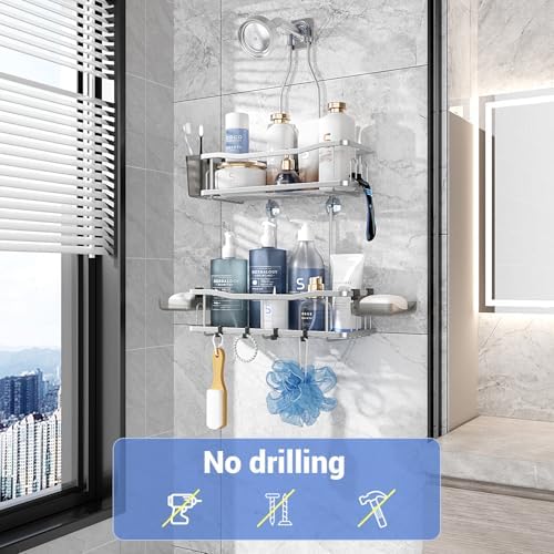 Hanging Shower Caddy Over Shower Head - Image 2
