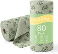 Microfiber Cleaning Cloth Roll, 80 Pack Cleaning Towels, Lint Free Rags Paper by Tigona