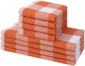 Mordimy 8 Pack Kitchen Towels and Dishcloths Set by Mordimy