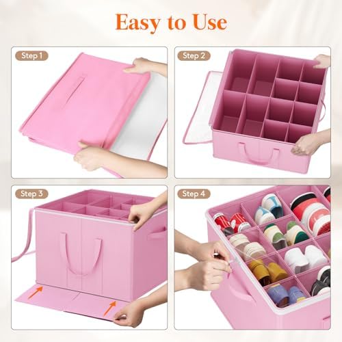 Lifewit Shoe Storage Organizer for Closet, Holder Box, 2 Pack - Image 6