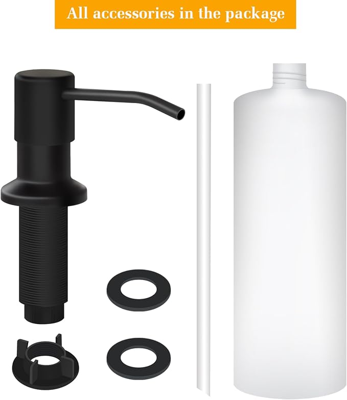 Soap Dispenser for Kitchen Sink, Built in Sink Soap Dispenser Lotion Dispenser - Image 5